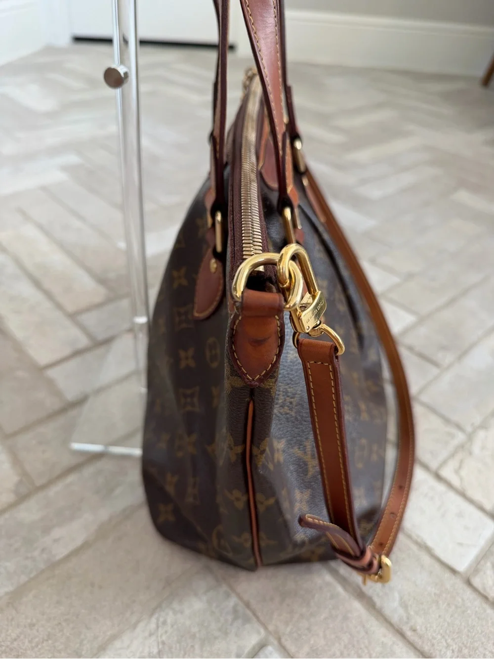 Louis Vuitton Palermo PM Monogram Canvas 2 Way Tote Shoulder Bag